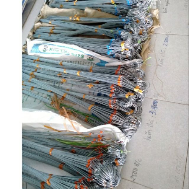 Móc kẽm dài 80cm treo chậu trồng lan