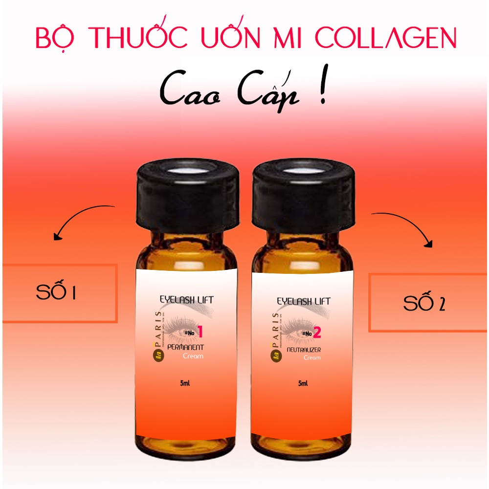 Thuốc Uốn Lông Mi Cao Cấp Tinh Chất Collagen Giúp Mi Mềm Mịn Cong Vuốt