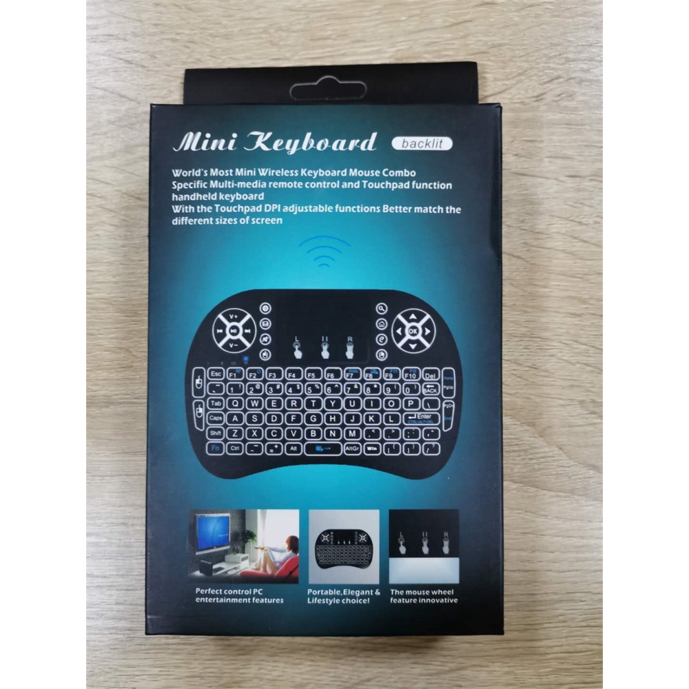 Bàn phím kiêm chuột mini cảm ứng không dây I8 cho Ps4 / Google / Android / Tv Box / chơi game