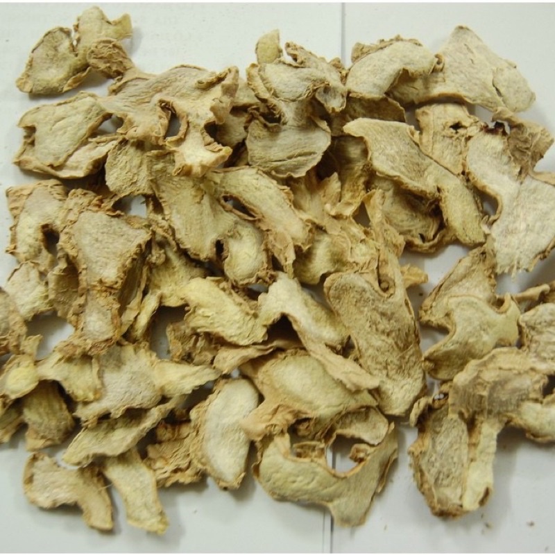 1 KG Gừng khô thái lát sấy uống trà hàng sạch thơm mới