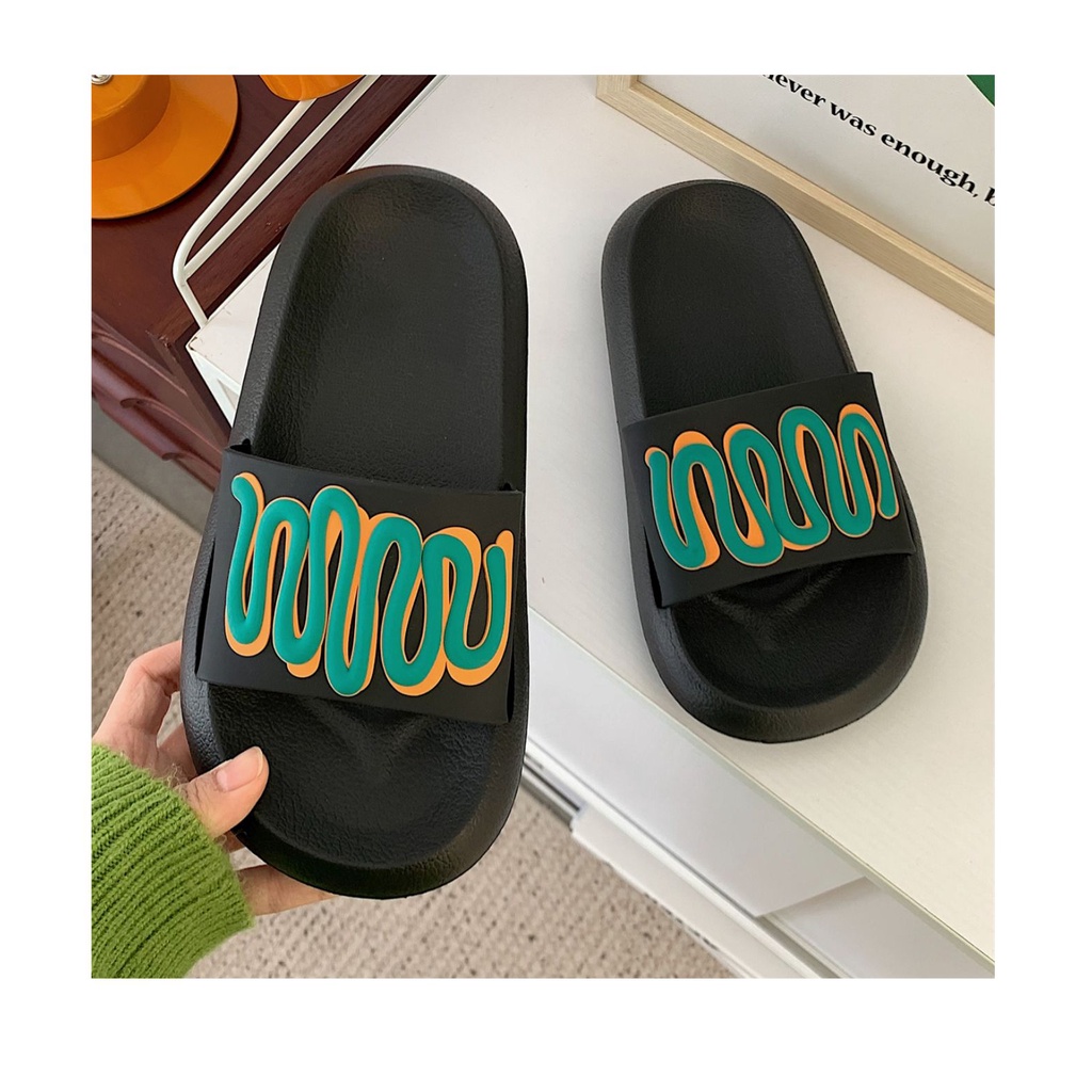 Dép quai ngang unisex đế dày thời thượng - US7543