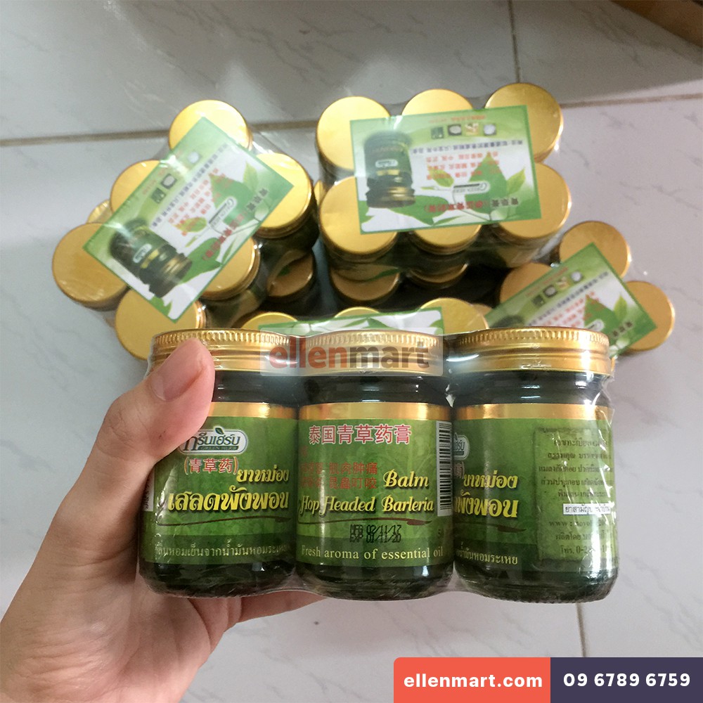 Dầu Cù Là Thơm Green Herb Bạc Hà Thái Lan 50g