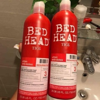 BỘ DẦU GỘI + XẢ #TIGI ĐỎ Cặp 1500ml to