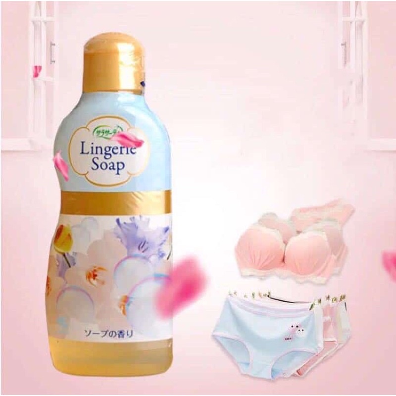 Nước Giặt Đồ Lót Lingerie Soap Dung Dịch Giặt Đồ Lót Khử Mùi Diệt Khuẩn Nội Địa Nhật Bản 120ml