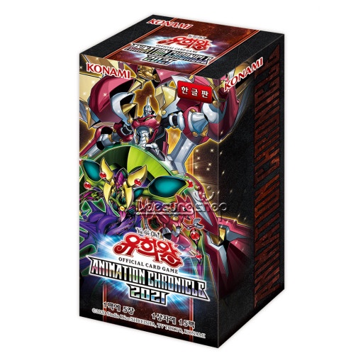 YUGIOH Card ANIMATION CHRONICLE 2021 Booster box 15P KOREAN Ver.