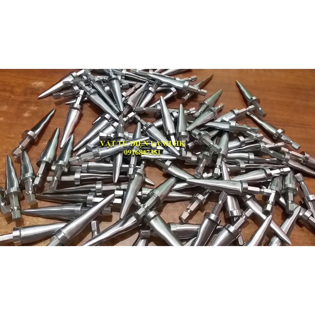 Nong ống đồng bằng khoan [INOX 304] Nong ống đồng phi 6-10-12-16-19 mũi long inox bằng máy bắt vít 3in1 4in1