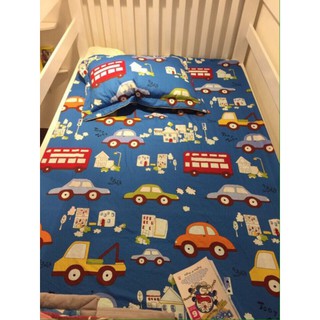 Ga chun trơn+ gối cotton lụa Hàn Quốc