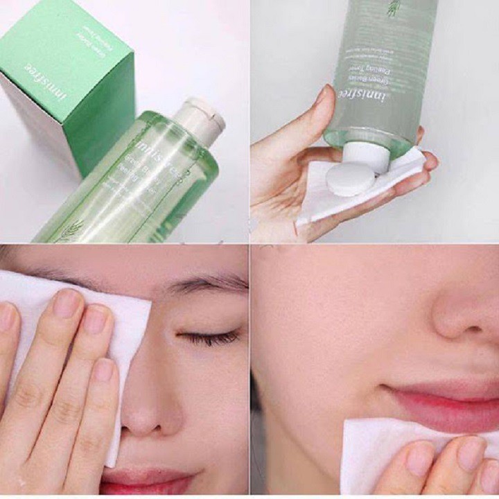 Nước hoa hồng Innisfree Green Barley Peeling Toner 250ml