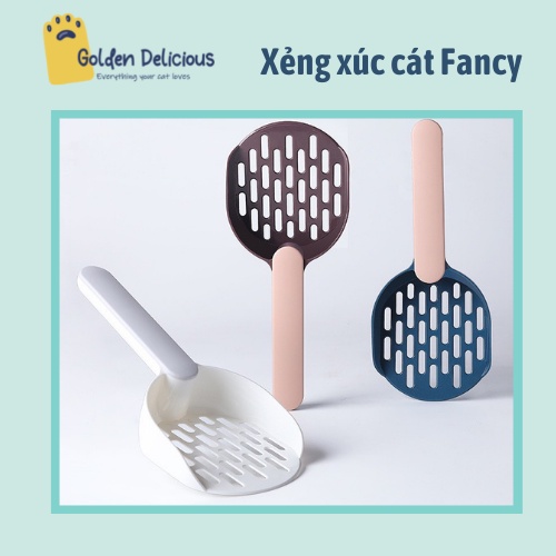 Xẻng Xúc Cát Mèo Fancy Mẫu Siêu Đẹp Màu Sắc Sang Chảnh - Mẫu Xẻng Chuyên Xúc Cát Đậu Nành - Chọn Màu Thoải Mái