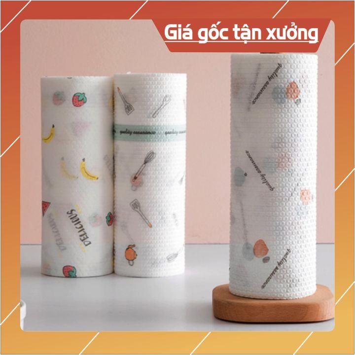 Giấy lau bếp đa năng Khăn giấy đa năng lau bếp cuộn 40 tờ Kichemo - GLB