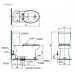 Bồn Cầu Hai Khối TOTO CS350DT2 Nắp TC393VS chính hãng( hình thật)