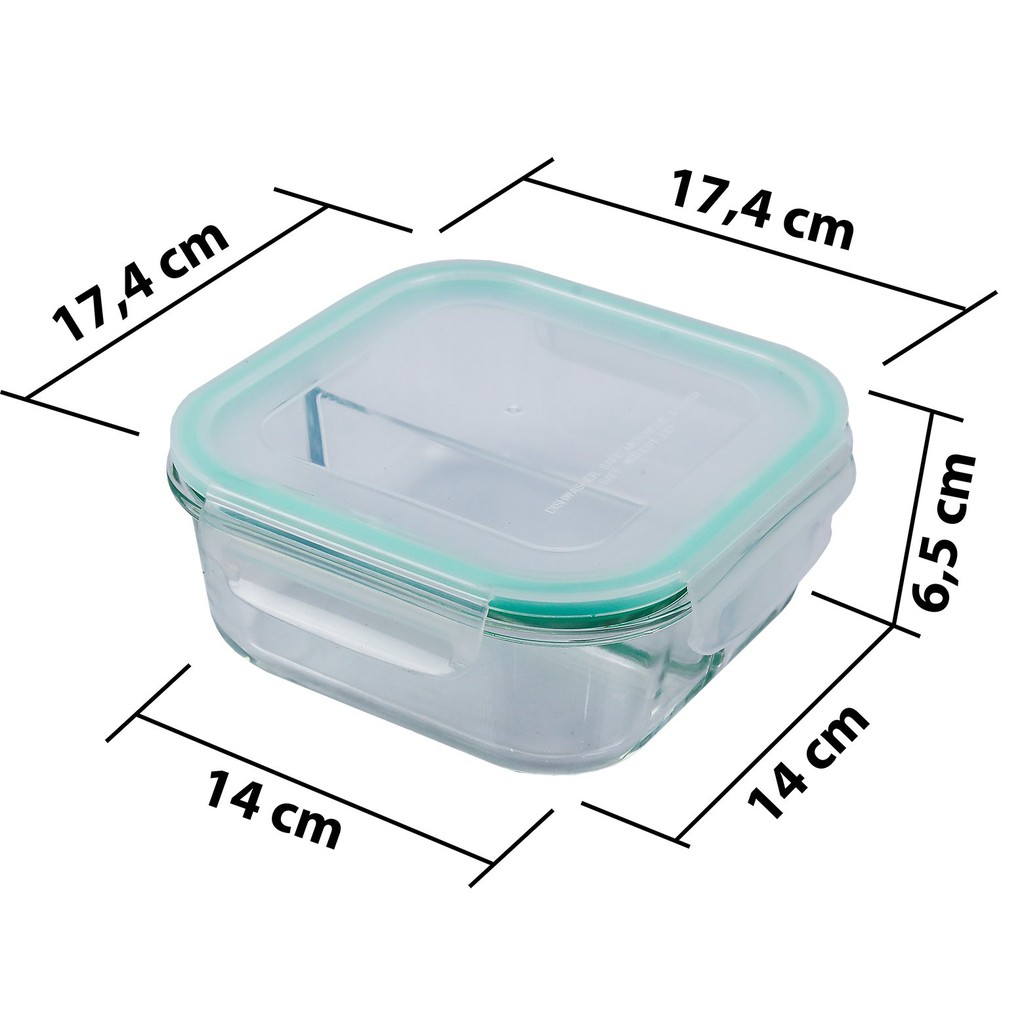 Hộp thủy tinh 3 ngăn riêng biệt LebenLang (Nhập khẩu Đức) | BigBuy360 - bigbuy360.vn