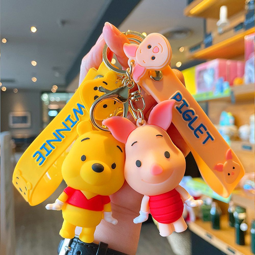 Móc khóa hình búp bê hoạt hình đáng yêu