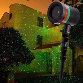 Đèn trang trí lade chiếu lên tường stage lighting