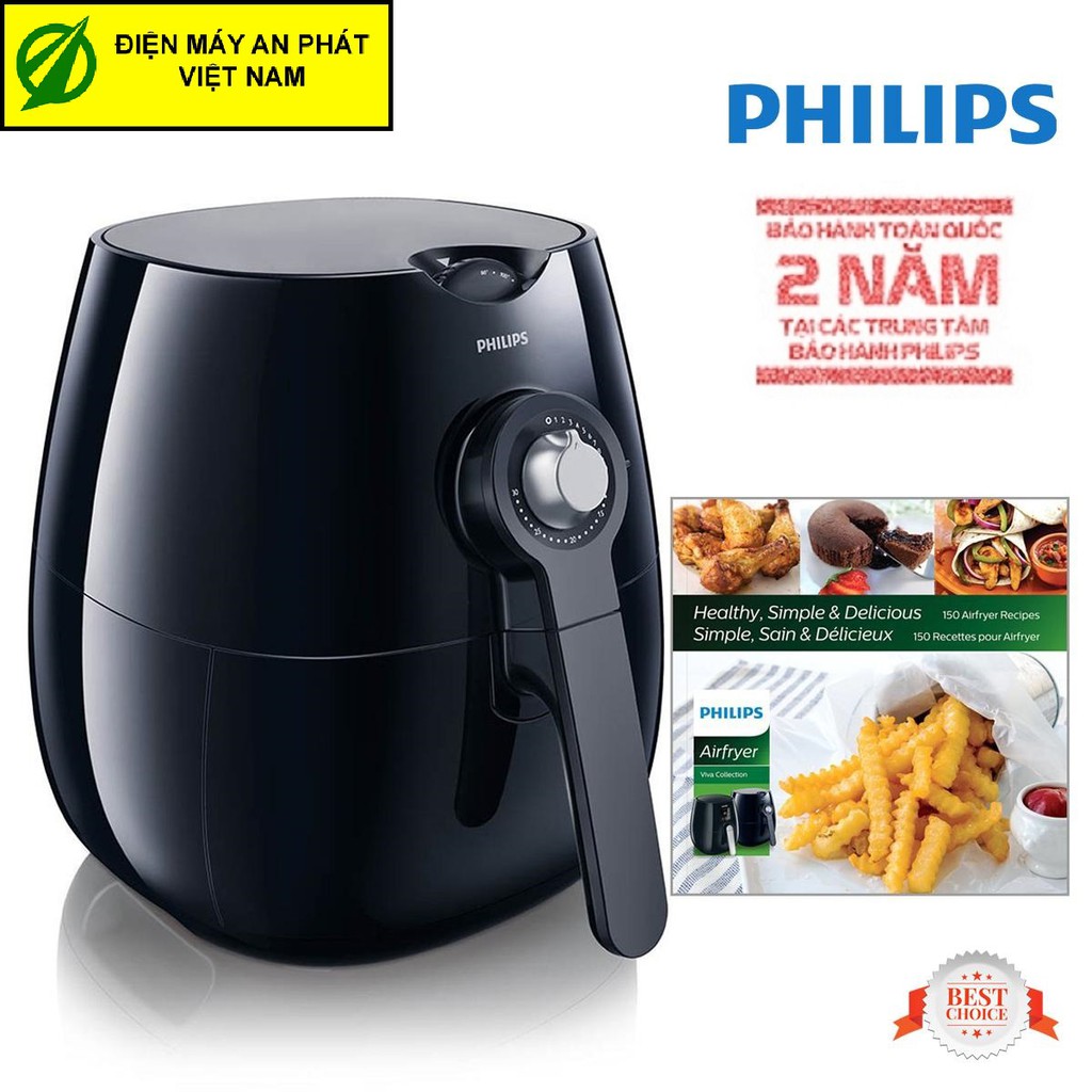 Nồi chiên không khí Philips HD9220 - Hàng Công ty (Bảo hành 2 năm trên toàn quốc)