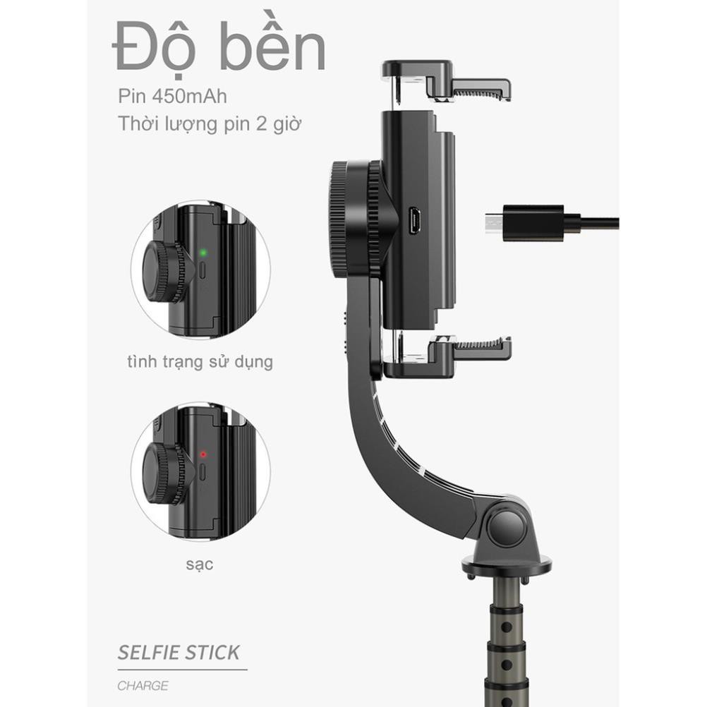 Gậy Chụp Hình Tích Hợp Gimbal Chống Rung Gimbal L08 Có Bluetooth | BigBuy360 - bigbuy360.vn