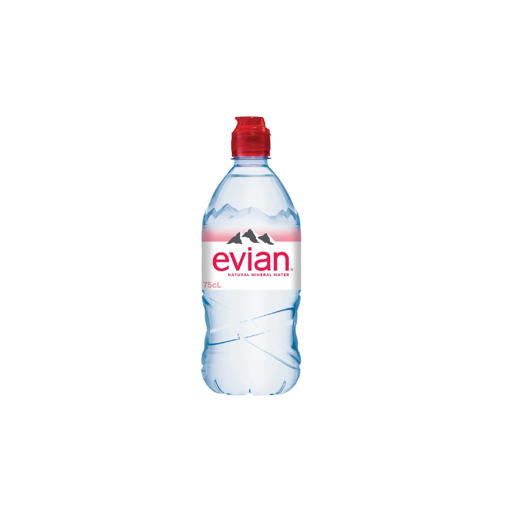 Nước Khoáng Evian Nắp Thể Thao (750ml)