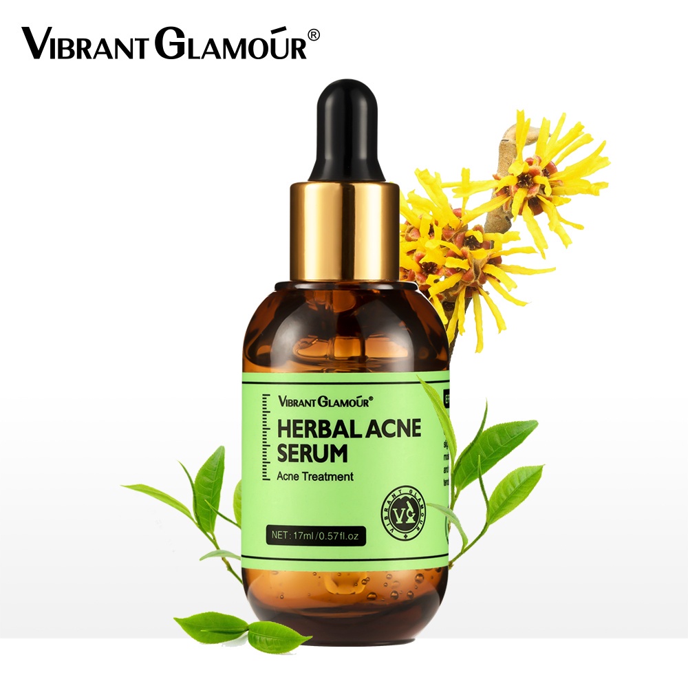 Serum Thảo Dược VIBRANT GLAMOUR Hỗ Trợ Giảm Mụn Làm Săn Chắc Da Và Se Khít Lỗ Chân Lông 17ml