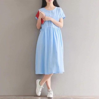 ĐẦM BABYDOLL NÚT THẮT EO