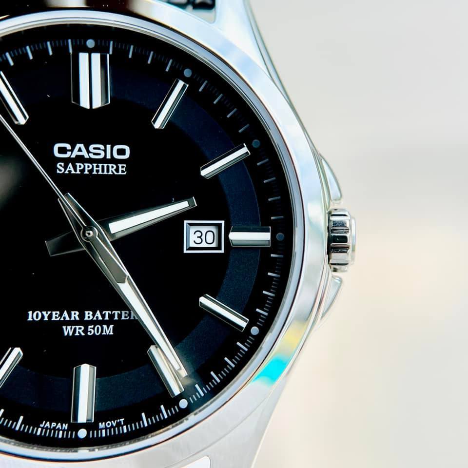 Đồng hồ Nam dây da Casio MTS-100L-1A chính hãng bảo hành 1 năm Pin trọn đời