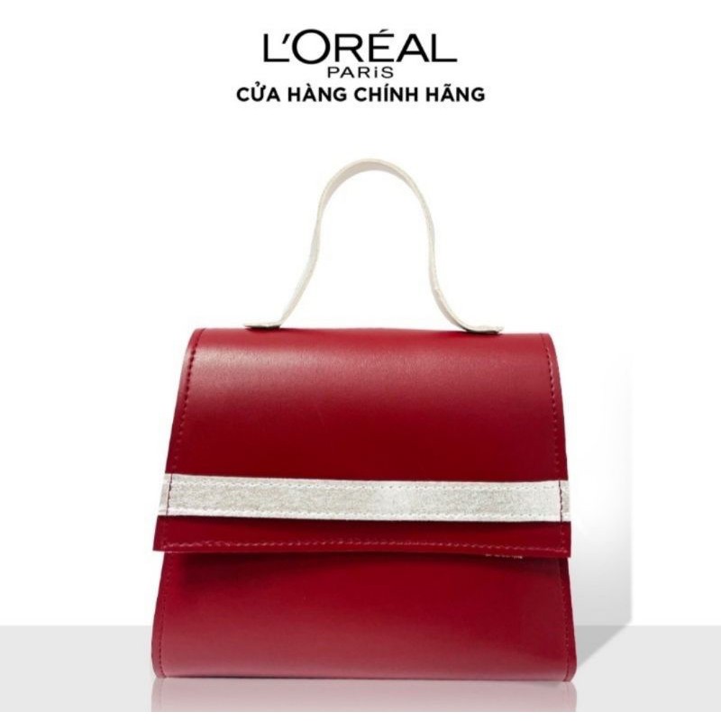 Túi xách nữ mini cao cấp L'Oreal Paris Oap Wallet Red