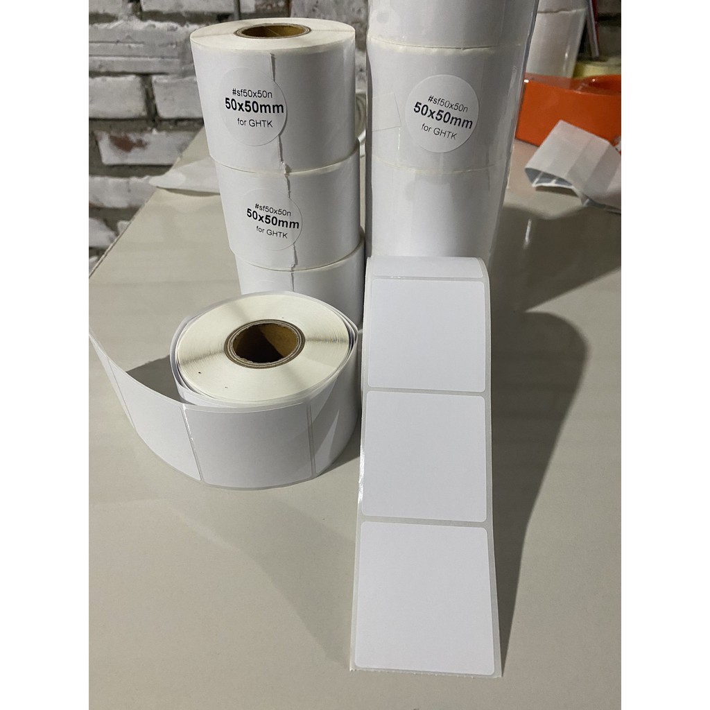 Tem GHTK 50x50mm - Decal Nhiệt 5x5cm In Đơn Hàng GHTK