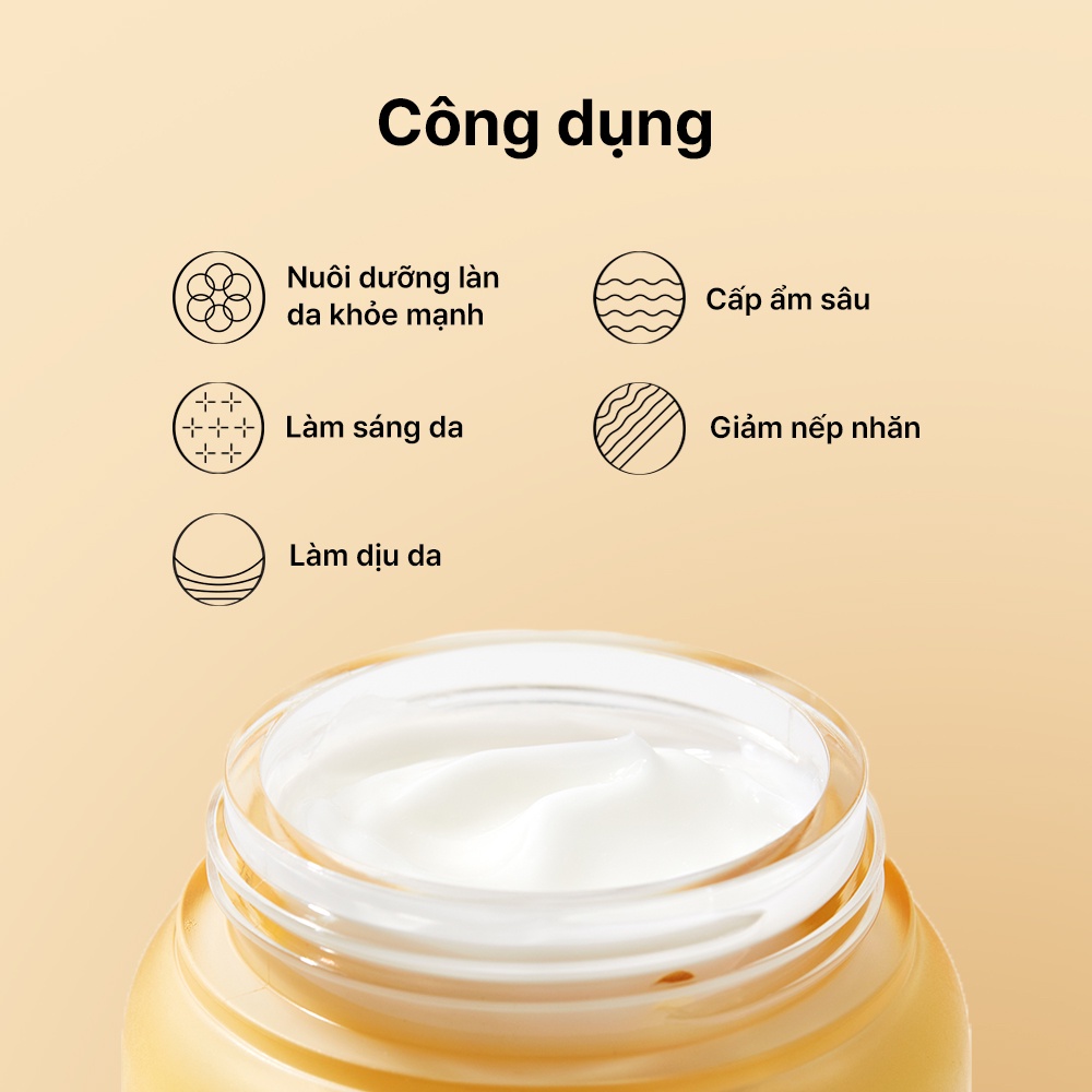 Kem dưỡng ẩm COSRX Propolis Light Cream  65ml chứa thành phần mật ong làm sáng da