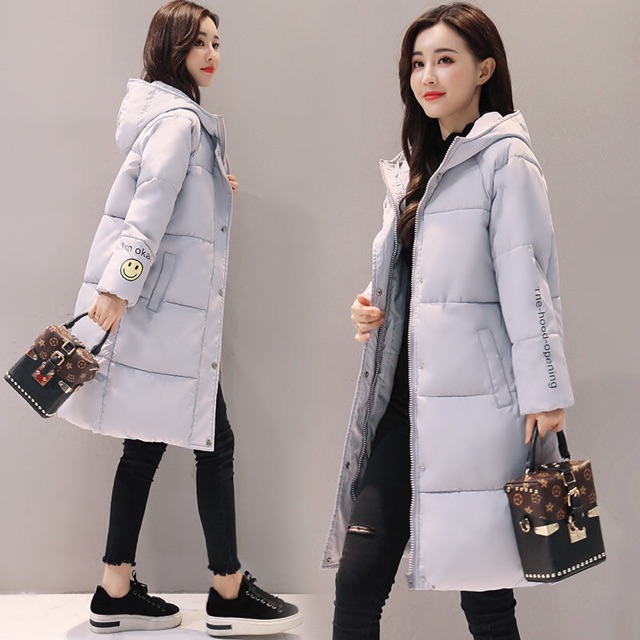 Áo phao dáng dài hàng quảng châu cao cấp