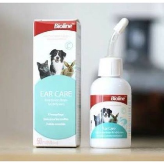 Nước Rửa Tai Hằng Ngày Cho Thú Cưng - Bioline 50ml - Rửa tai cho Chó Mèo Bioline EAR CARE