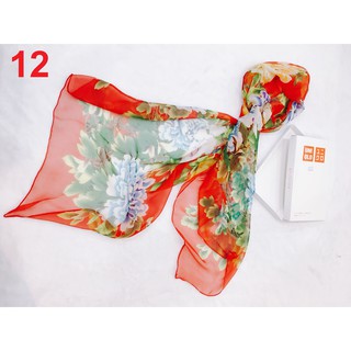 KHĂN VON LỤA HỌA TIẾT