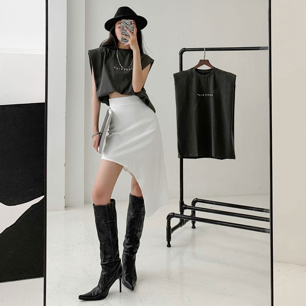 SET ÁO 2CHIC TANKTOP x VÁY RUBY WHITE | BigBuy360 - bigbuy360.vn