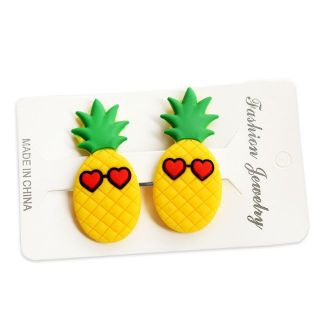 2 KẸP TÓC MÁI HÌNH TRÁI CÂY HOẠT HÌNH PK60