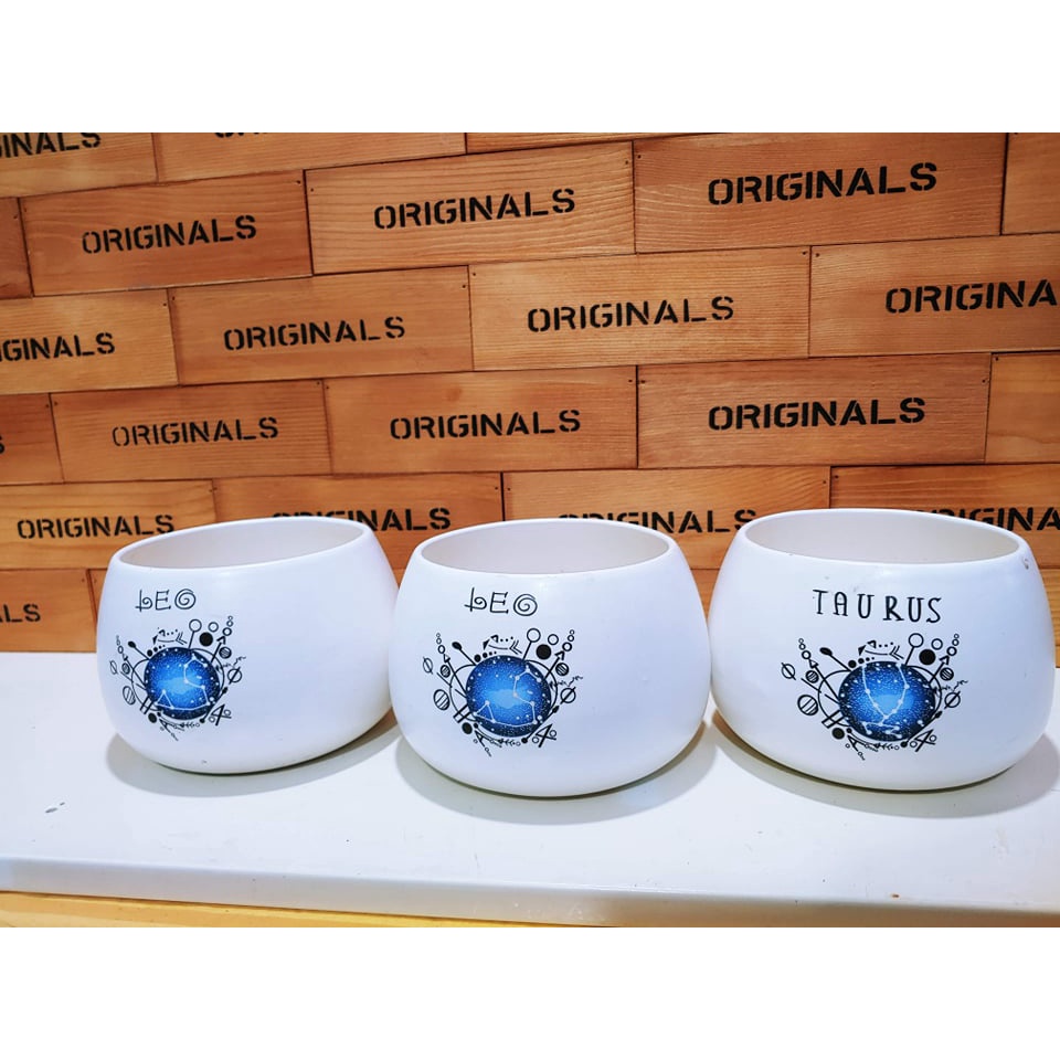 Chậu men sứ Bát Tràng  cổ lọ size 14cm nhiều màu, chậu trồng cây cảnh, sen đá, xương rồng