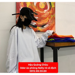 Áo phông nelly dài tay - 20 màu trơn