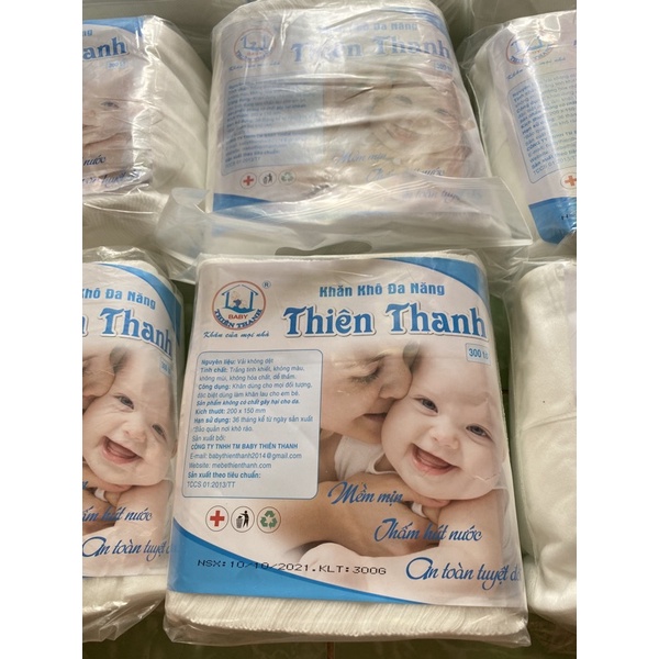 Khăn khô đa năng Thiên Thanh 300 tờ