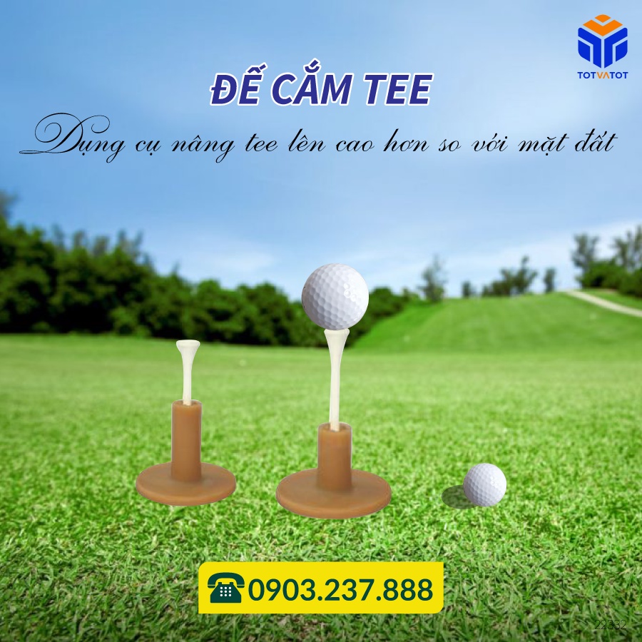 Đế cắm tee golf chất liệu cao su