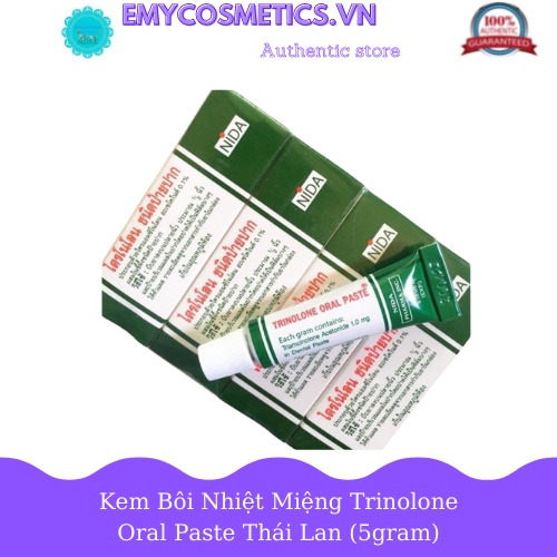 Kem Bôi Nhiệt Miệng Trinolone Oral Paste Thái Lan