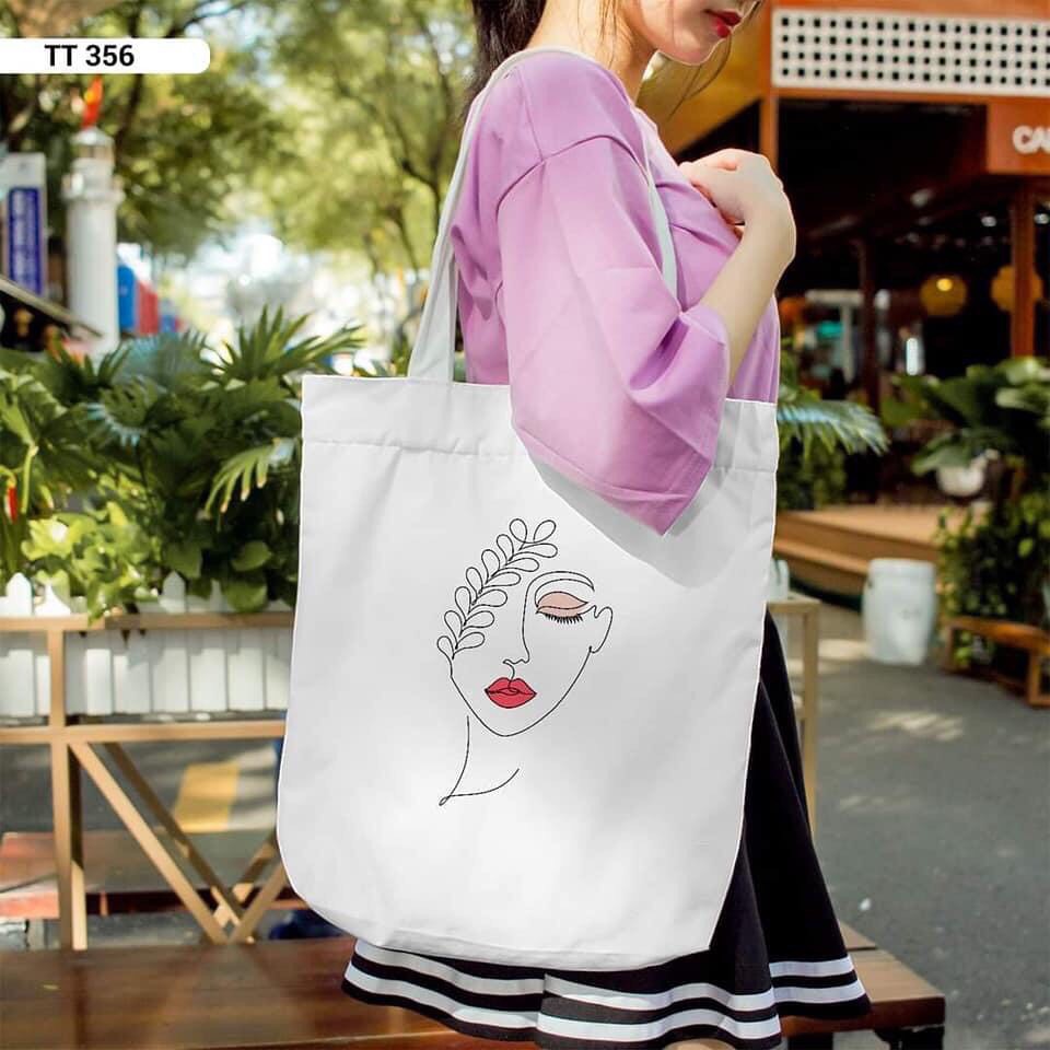 [Bộ sưu tập] Túi Tote Vải canvas Đẹp Cực Hot có khóa miệng mẫu hot nhất 2020