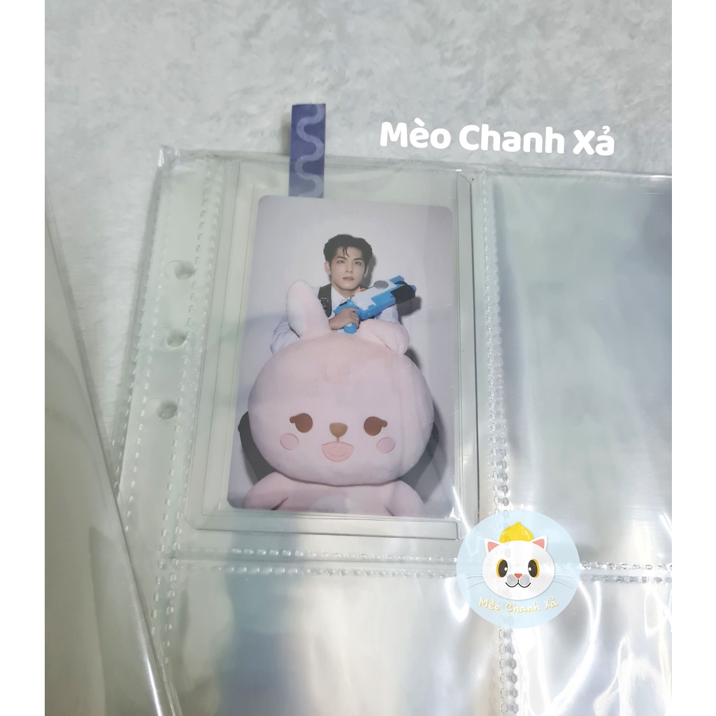 BINDER A5 6 còng kích thước 21 x 23cm BÌA NHỰA đựng vừa mini ptc/ TOP LOADER B8 THƯỜNG