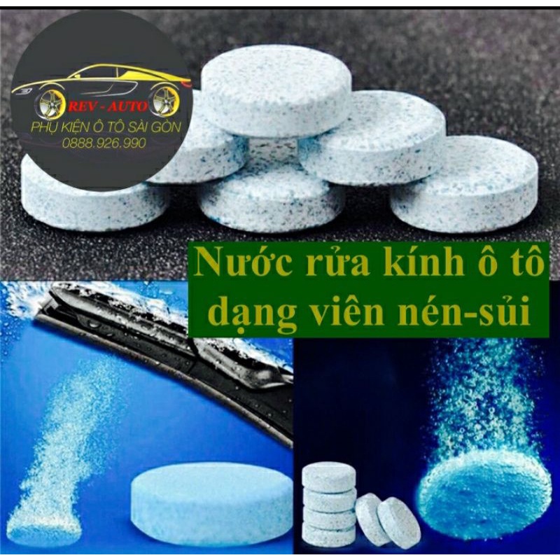 Viên nén sủi rửa kính ô tô