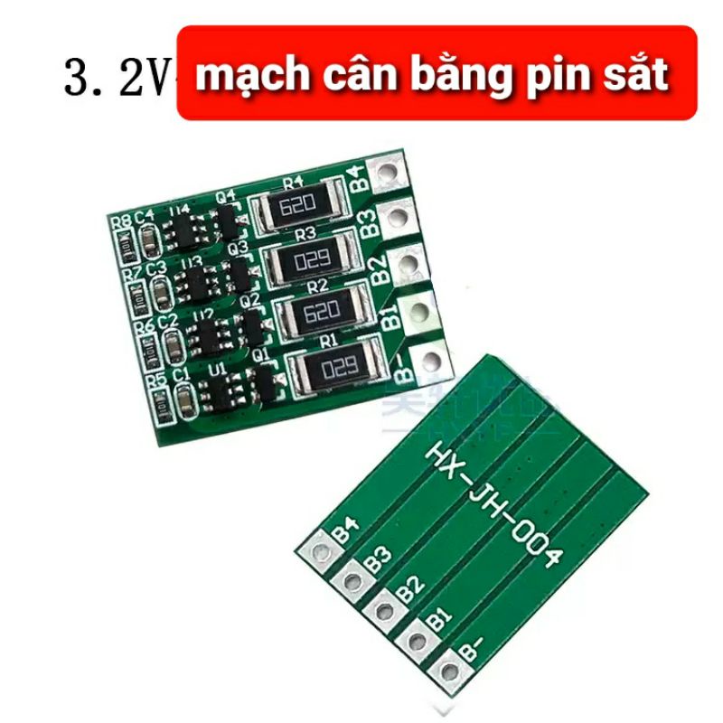 achun.vn - MẠCH CÂN BẰNG PIN SẮT 4S DÒNG CÂN BẰNG 58mA/500mA/1.5A