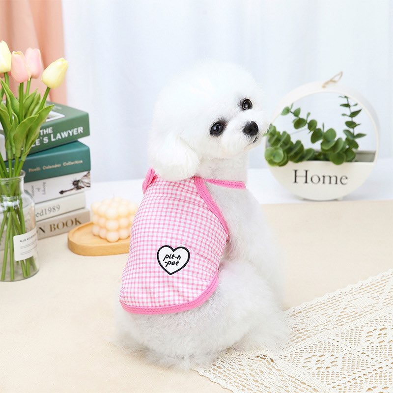 áo 2 dây pith pet cho chó mèo - thời trang