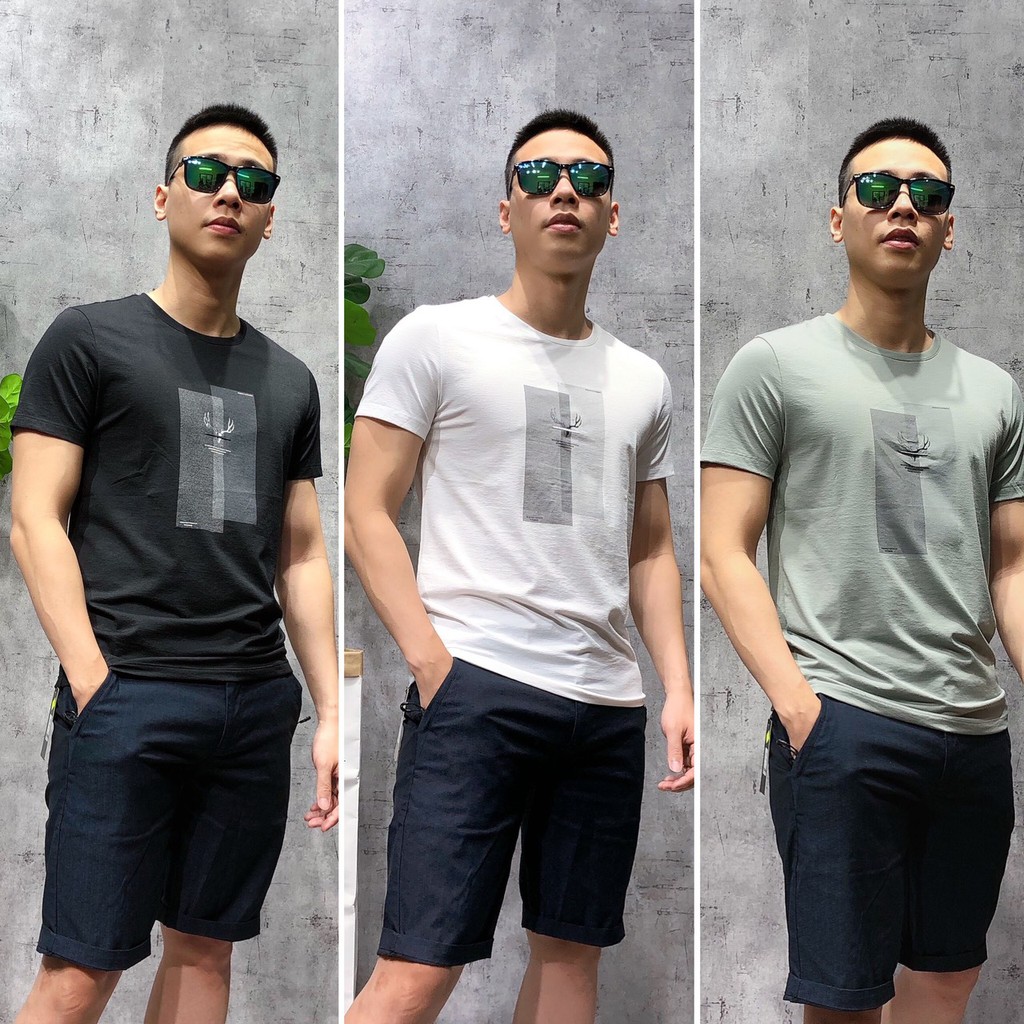 Áo phông cổ tròn áo thun ngắn tay thời trang nam cao cấp APNH 05 - 3637