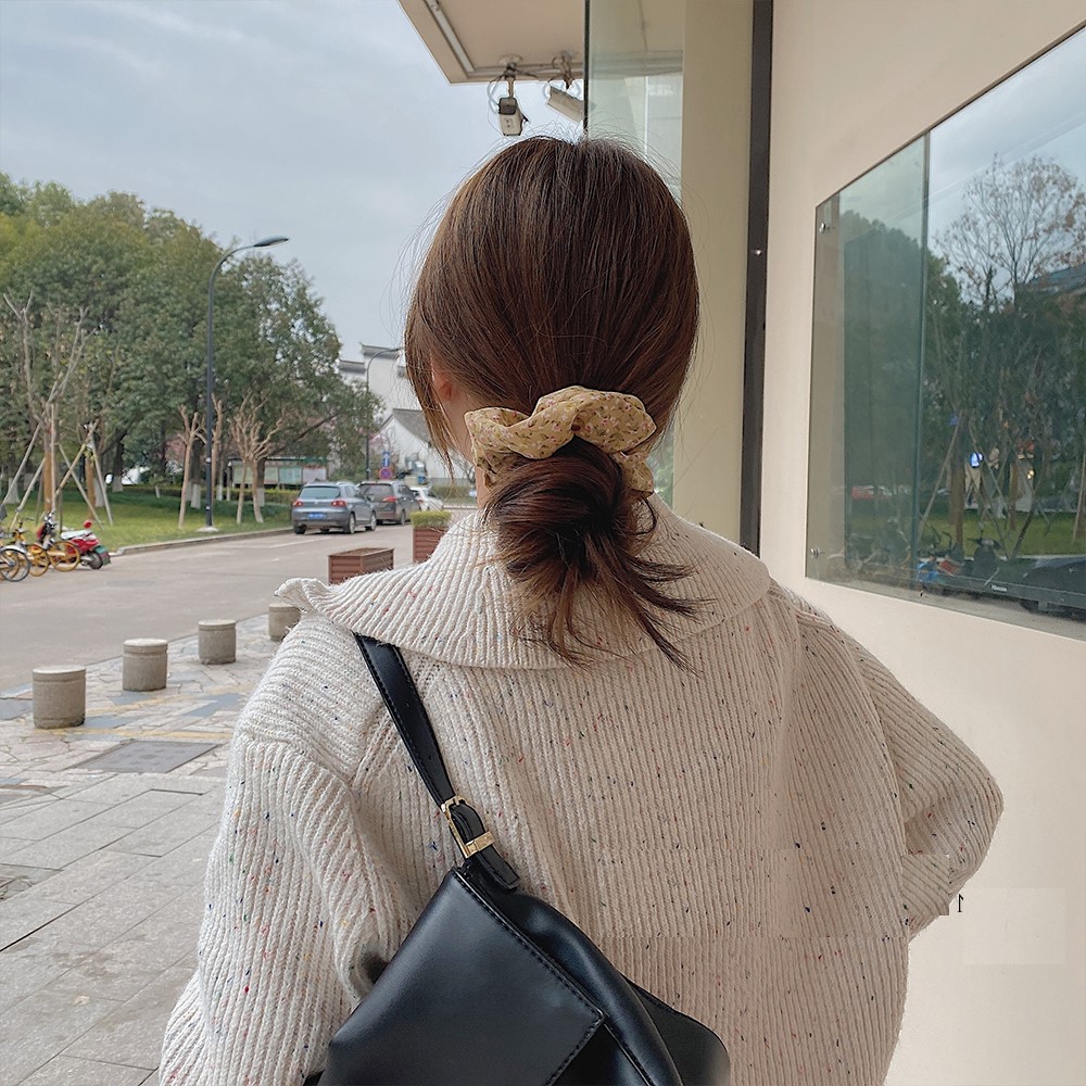 Dây cột tóc vải dây buộc tóc scrunchies