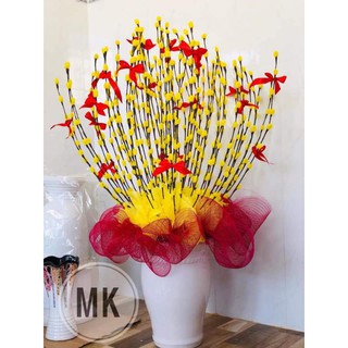 🌼 Bó 10 cành nụ tầm xuân handmade