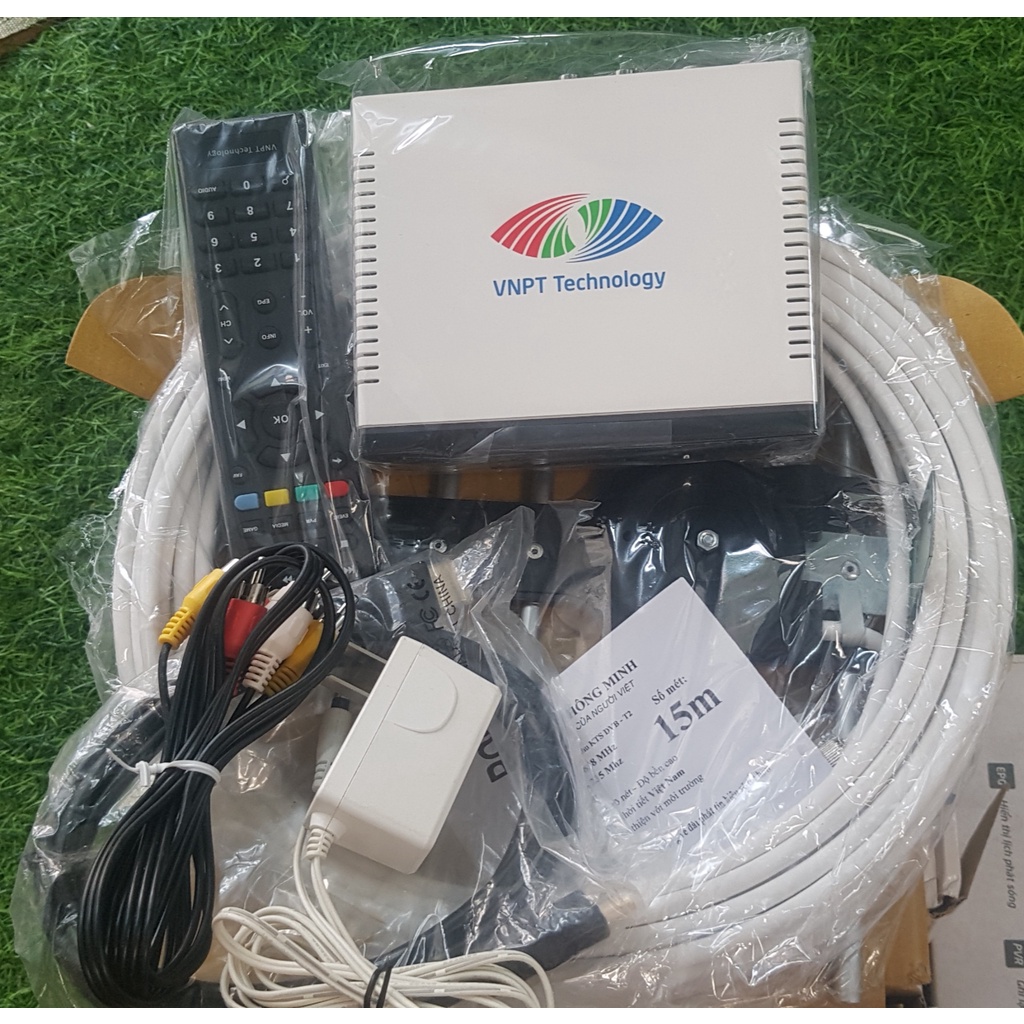 Thanh lý Đầu Thu Kĩ Thuật số VNPT DVB-T2 T202, mới 100% vỏ ngoài hơi xấu nguồn hãng lỗi đã thay nguồn khác ,đủ pkiện