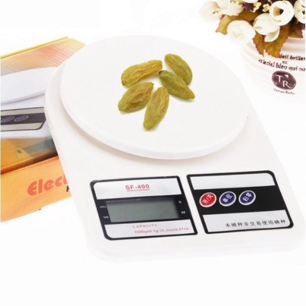 CRT VH Cân Điện Tử Để Bàn SF 400 , Cân Điện Tử Thực Phẩm Nhà Bếp Electronic Kitchen Scale SF400 6 CR
