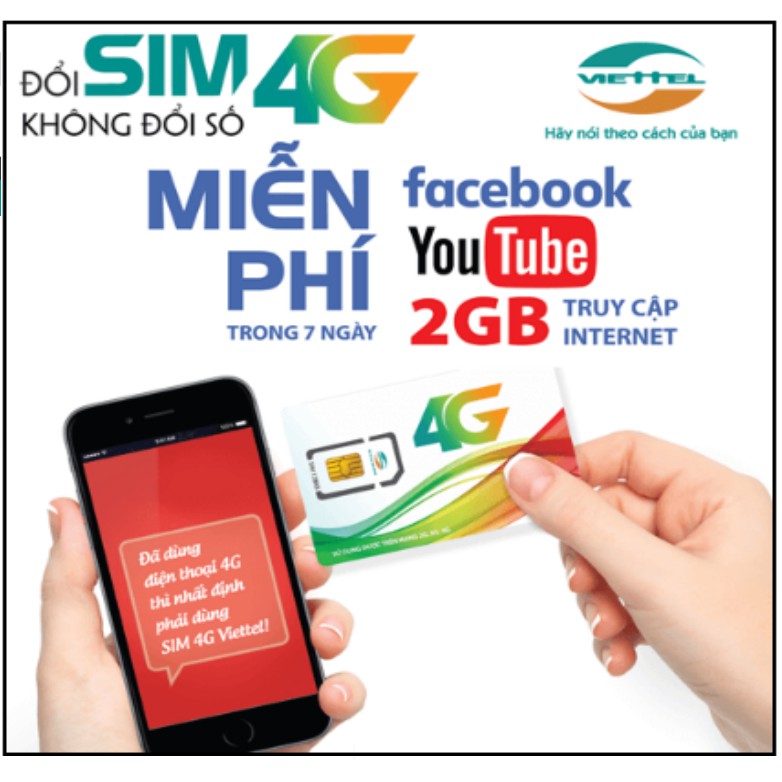 PHÔI SIM 4G VIETTEL (SIM TRẮNG TỰ THAY TẠI NHÀ)