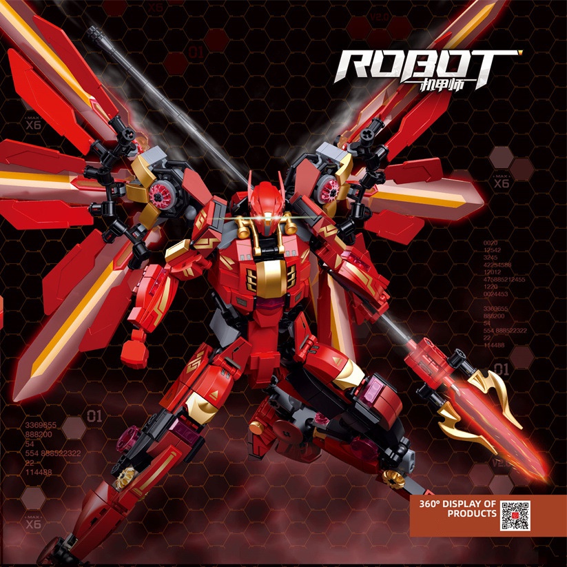 Đồ Chơi Lắp Ráp Xếp Hình Mô Hình Robot Extermination Guerrilla Ice Front Protector SLUBAN M38-B1151- 3 Với 542 PCS