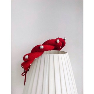 Mấn xoắn đính đá áo dài